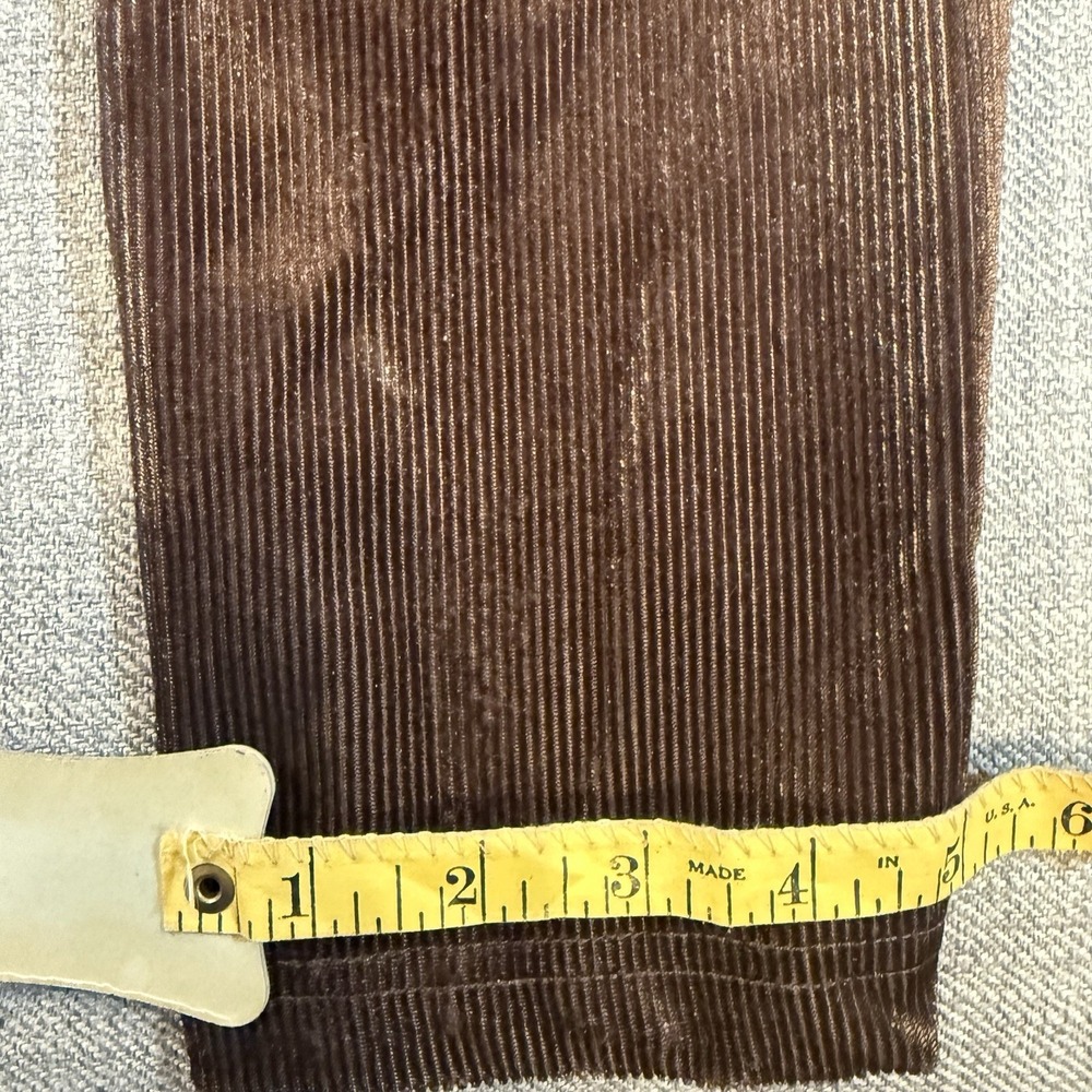 T Tahari Velour‎ Leggings Womens M Brown Pull On Stretch Lounge - Picture 8 of 12